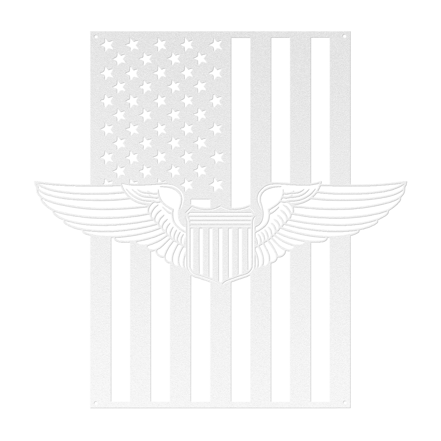 U.S. Air Force Pilot Wings | American Flag Tribute - MAIKERU STUDIO