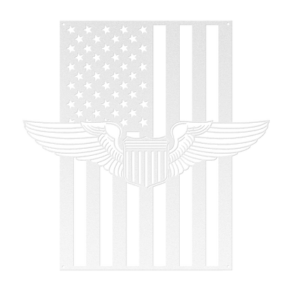 U.S. Air Force Pilot Wings | American Flag Tribute - MAIKERU STUDIO