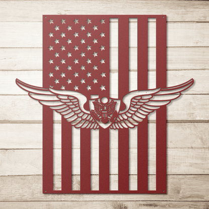 U.S. Army Aircrew wings | American Flag Tribute - MAIKERU STUDIO