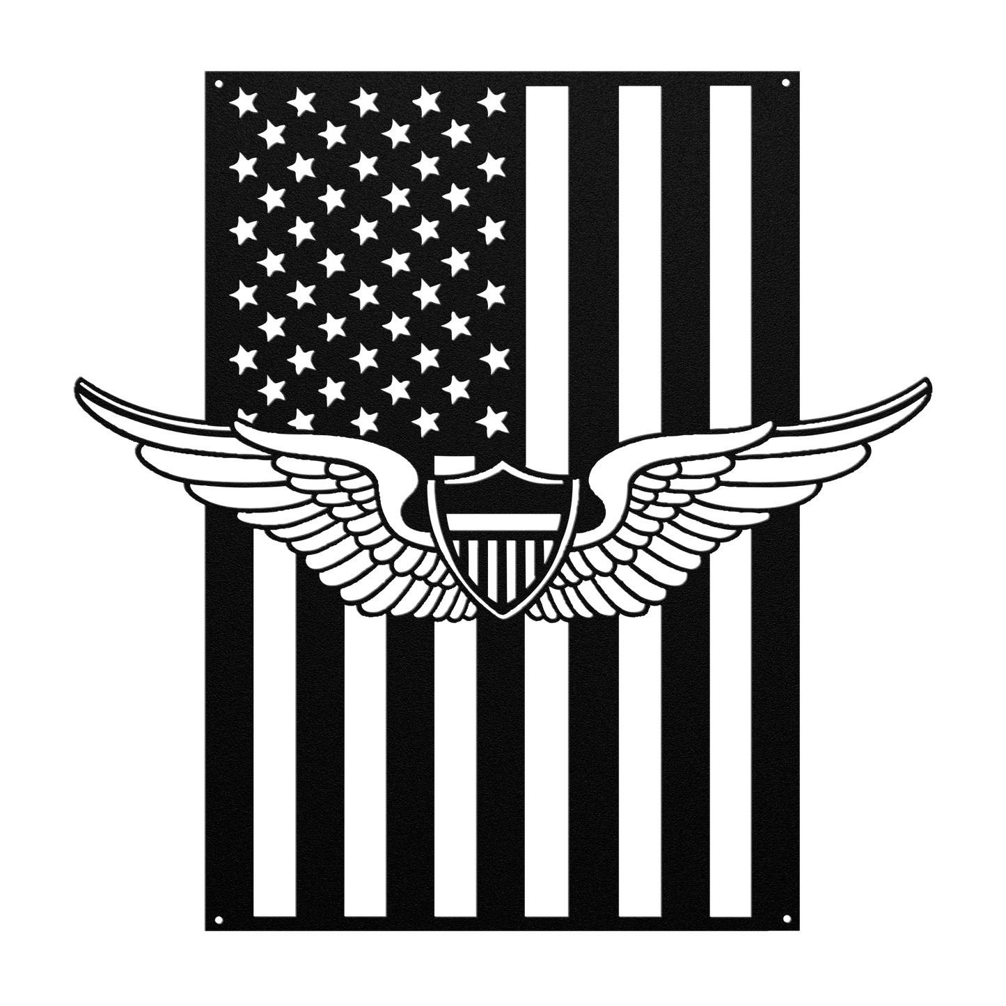 U.S Army Aviation Wings | American Flag Tribute - MAIKERU STUDIO