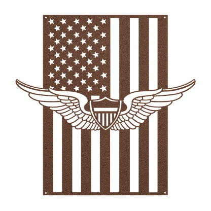 U.S Army Aviation Wings | American Flag Tribute - MAIKERU STUDIO