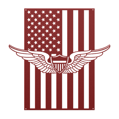 U.S Army Aviation Wings | American Flag Tribute - MAIKERU STUDIO