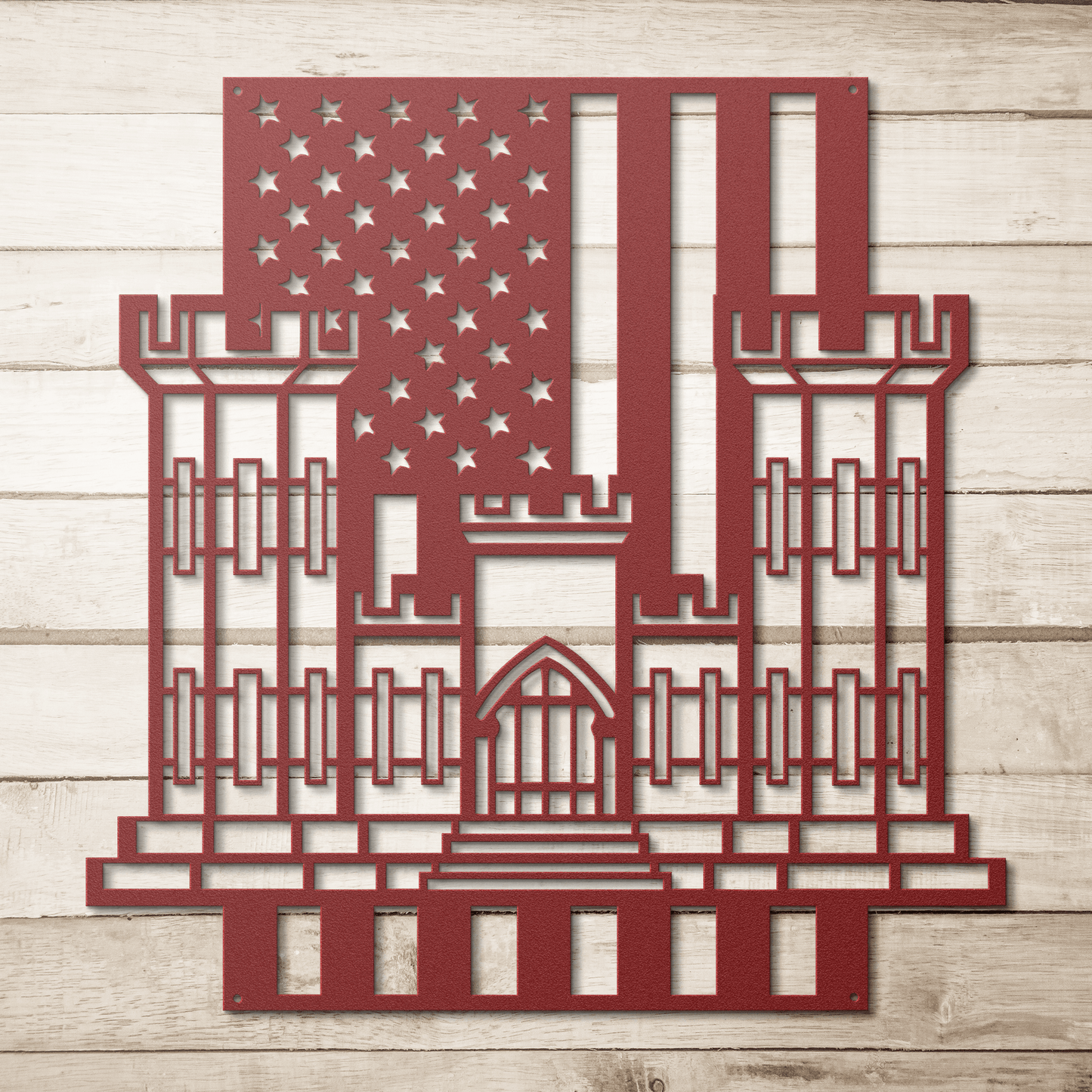 U.S. Army Corps of Engineers Corps Castle | American Flag Tribute - MAIKERU STUDIO