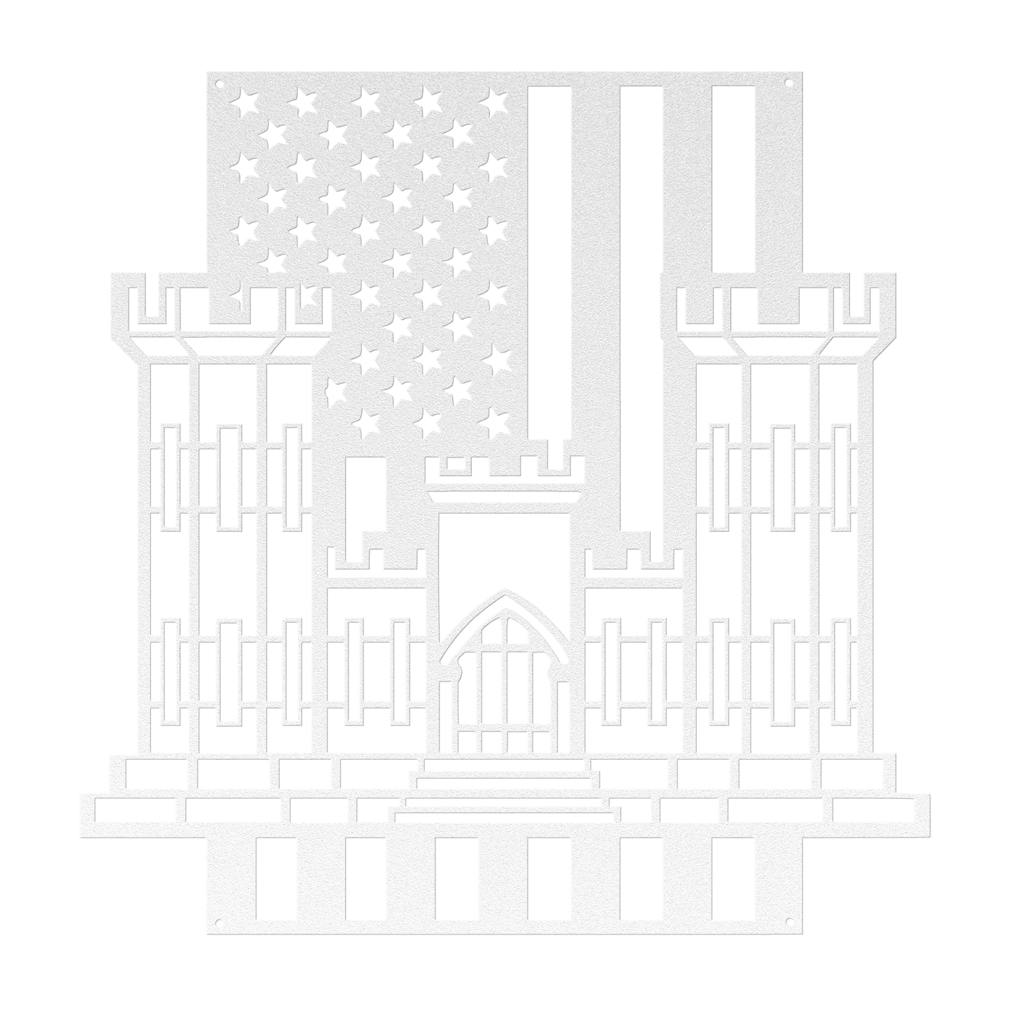 U.S. Army Corps of Engineers Corps Castle | American Flag Tribute - MAIKERU STUDIO