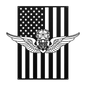 U.S. Army Master Aircrew Wings | American Flag Tribute - MAIKERU STUDIO