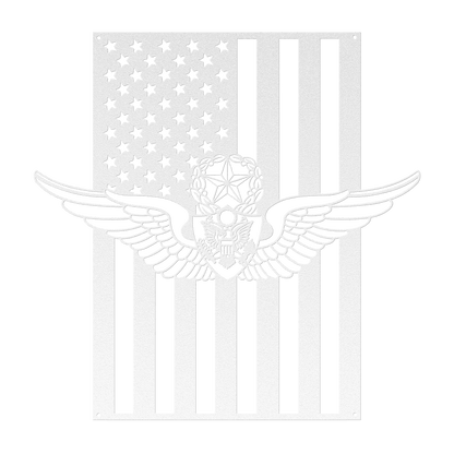 U.S. Army Master Aircrew Wings | American Flag Tribute - MAIKERU STUDIO