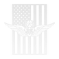 U.S. Army Master Aircrew Wings | American Flag Tribute - MAIKERU STUDIO