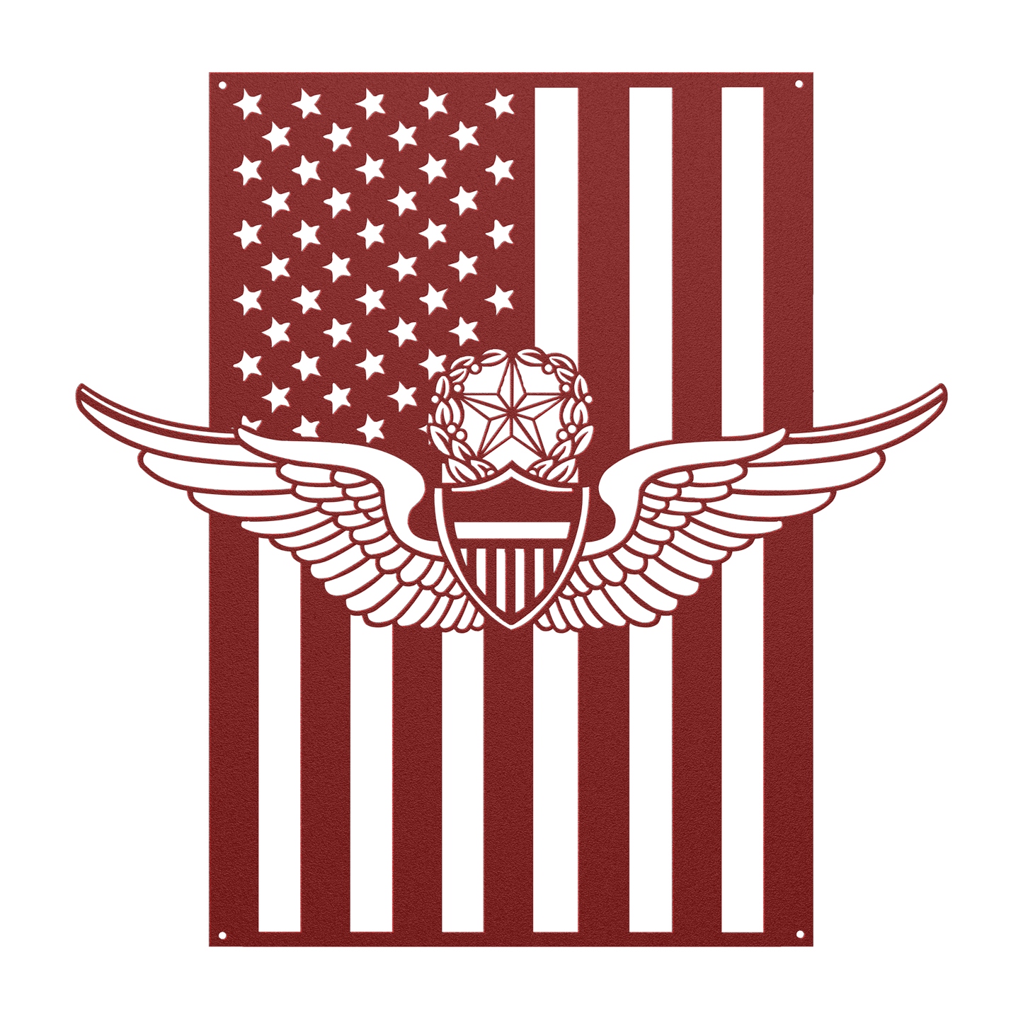 U.S. Army Master Aviation Wings | American Flag Tribute - MAIKERU STUDIO