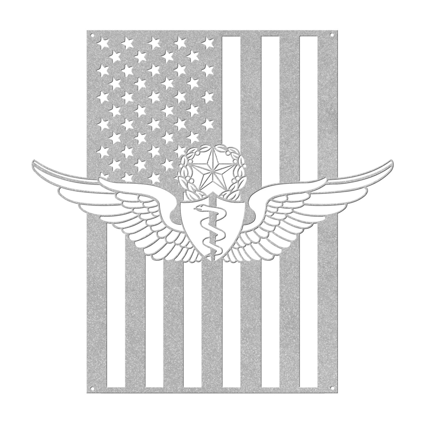 U.S. Army Master Flight Surgeon Wings | American Flag Tribute - MAIKERU STUDIO