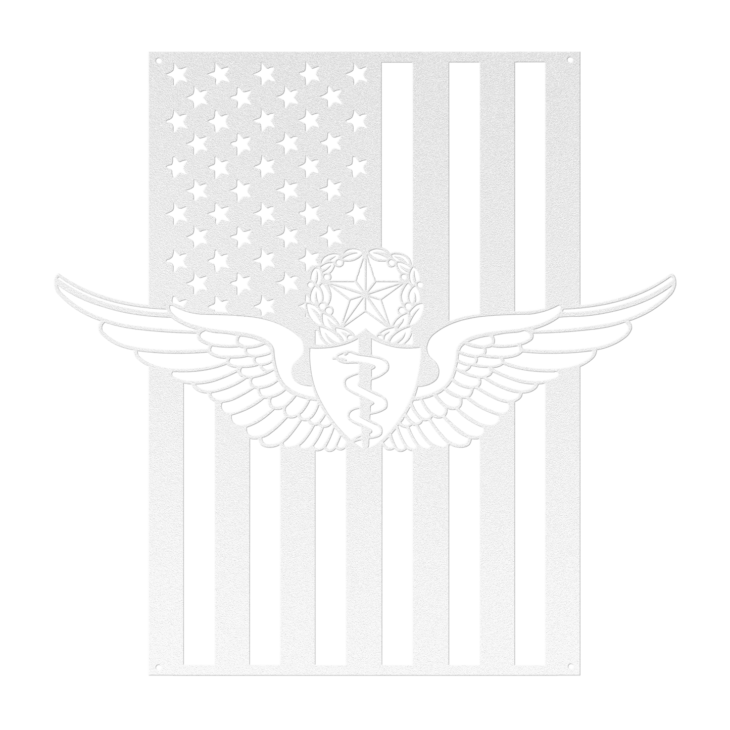 U.S. Army Master Flight Surgeon Wings | American Flag Tribute - MAIKERU STUDIO