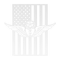 U.S. Army Master Flight Surgeon Wings | American Flag Tribute - MAIKERU STUDIO