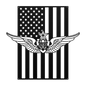 U.S. Army Senior Aircrew Wings | American Flag Tribute - MAIKERU STUDIO