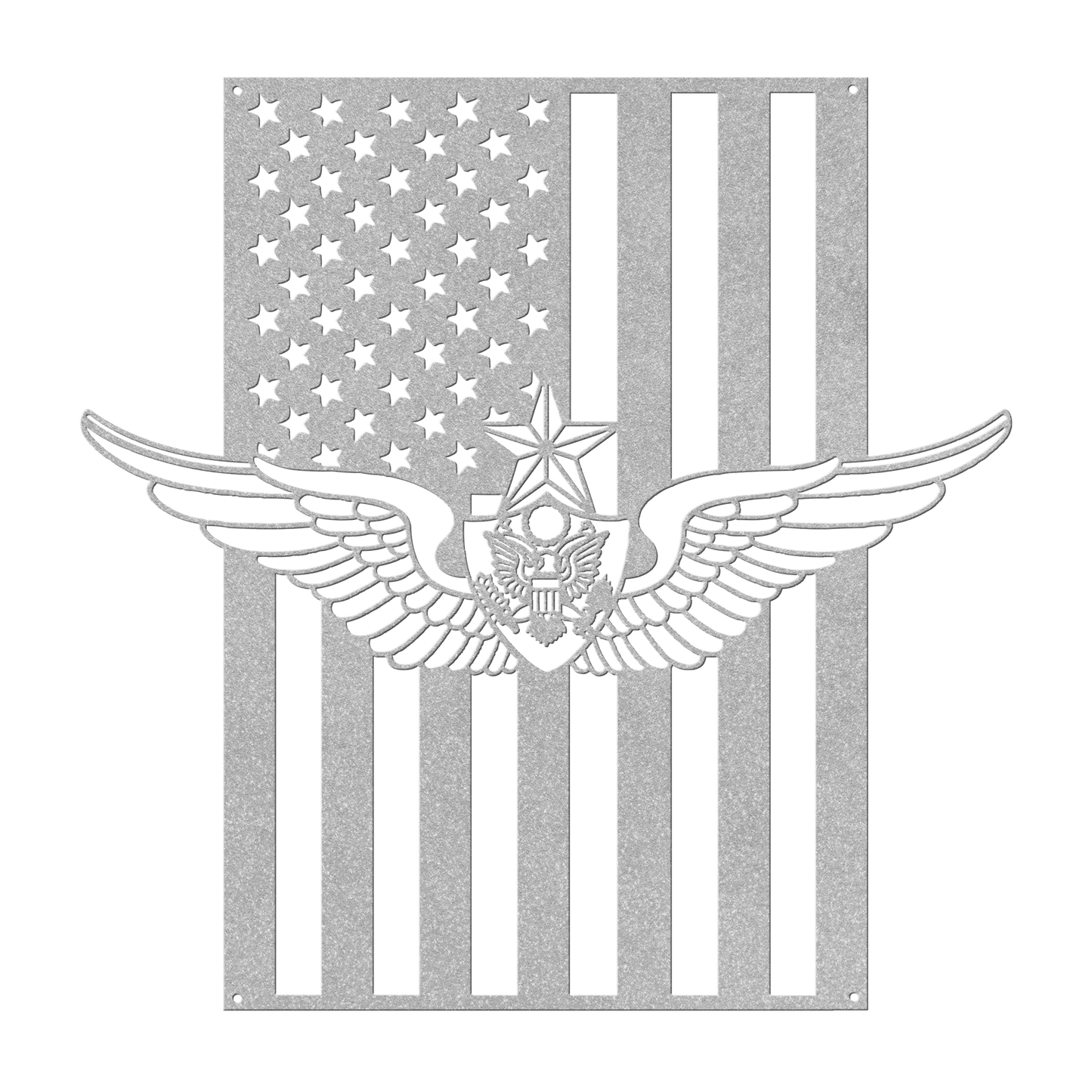 U.S. Army Senior Aircrew Wings | American Flag Tribute - MAIKERU STUDIO