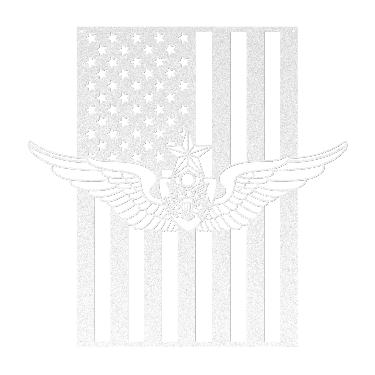 U.S. Army Senior Aircrew Wings | American Flag Tribute - MAIKERU STUDIO