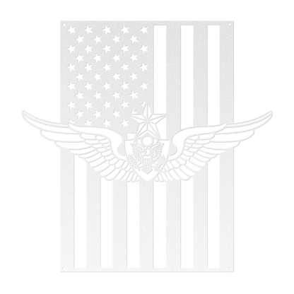 U.S. Army Senior Aircrew Wings | American Flag Tribute - MAIKERU STUDIO