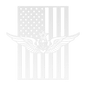 U.S. Army Senior Aircrew Wings | American Flag Tribute - MAIKERU STUDIO