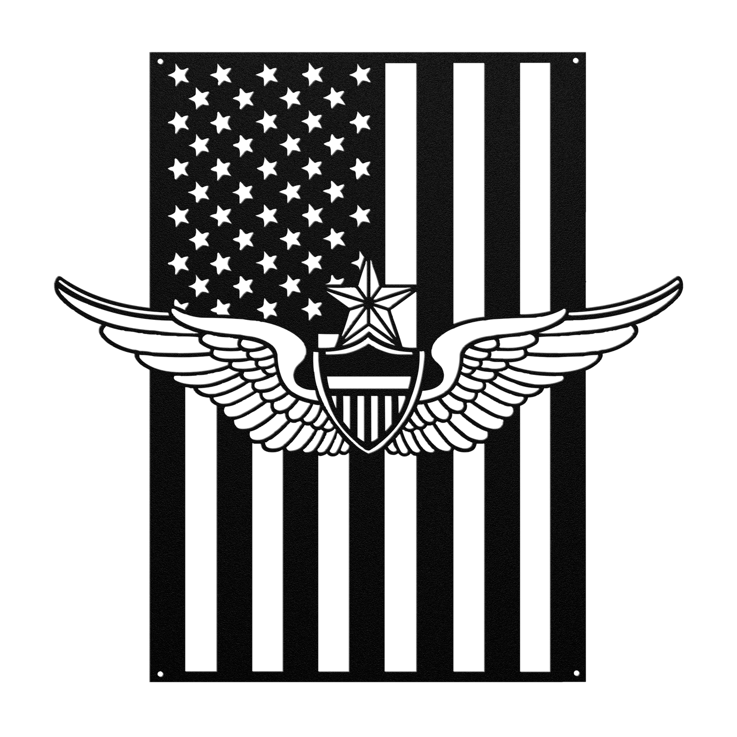 U.S. Army Senior Aviation wings | American Flag Tribute - MAIKERU STUDIO