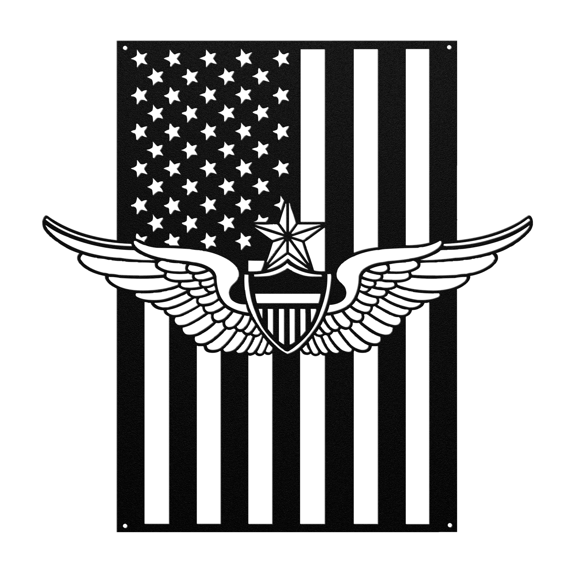 U.S. Army Senior Aviation wings | American Flag Tribute - MAIKERU STUDIO
