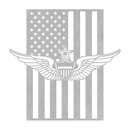 U.S. Army Senior Aviation wings | American Flag Tribute - MAIKERU STUDIO