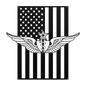 U.S. Army Senior Flight Surgeon Wings | American Flag Tribute - MAIKERU STUDIO