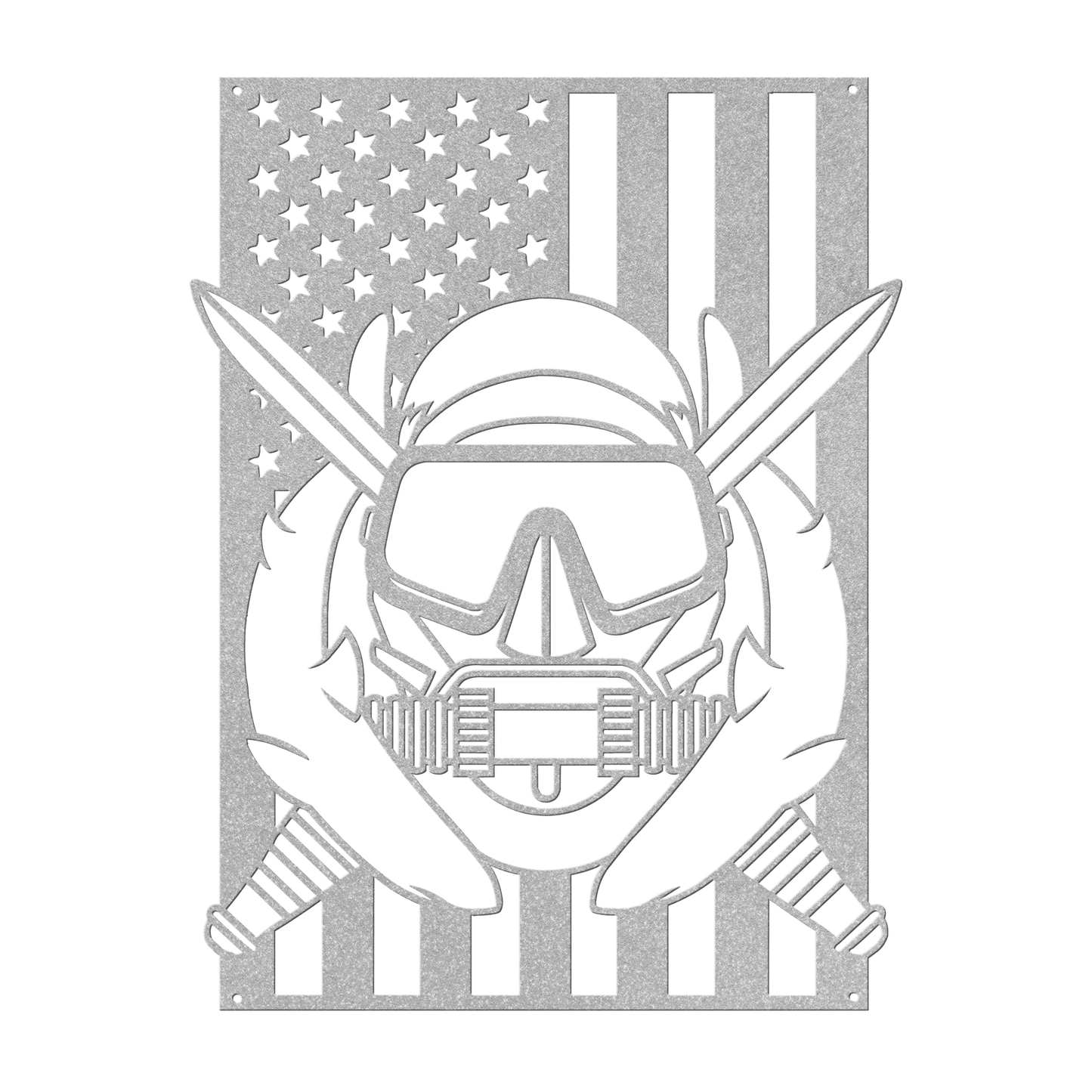 U.S. Army Special Operations Diver Badge | American Flag Tribute - MAIKERU STUDIO