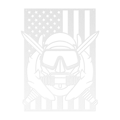 U.S. Army Special Operations Diver Badge | American Flag Tribute - MAIKERU STUDIO
