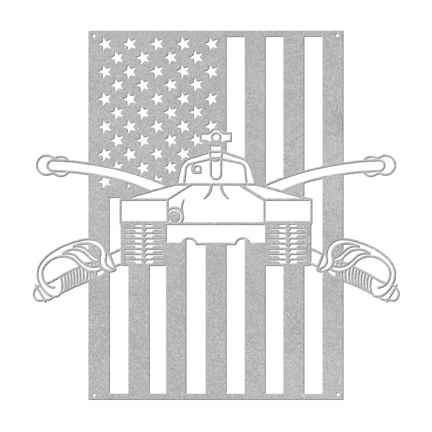 U.S. Army Armor Insignia | American Flag Tribute - MAIKERU STUDIO