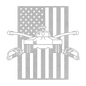 U.S. Army Armor Insignia | American Flag Tribute - MAIKERU STUDIO
