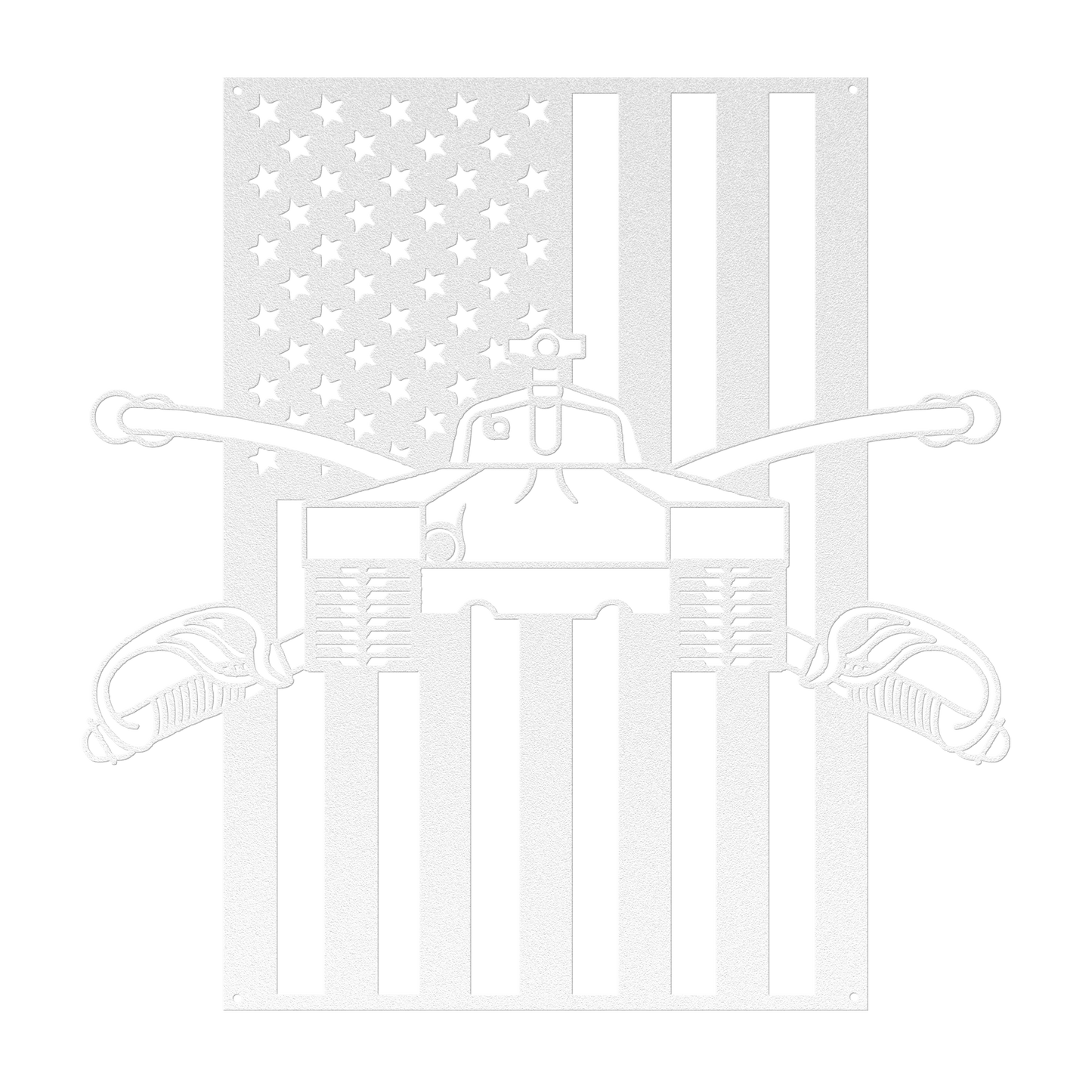U.S. Army Armor Insignia | American Flag Tribute - MAIKERU STUDIO