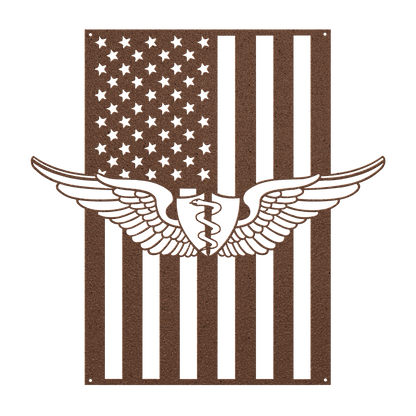 U.S. Army flight Surgeon Wings | American Flag Tribute - MAIKERU STUDIO