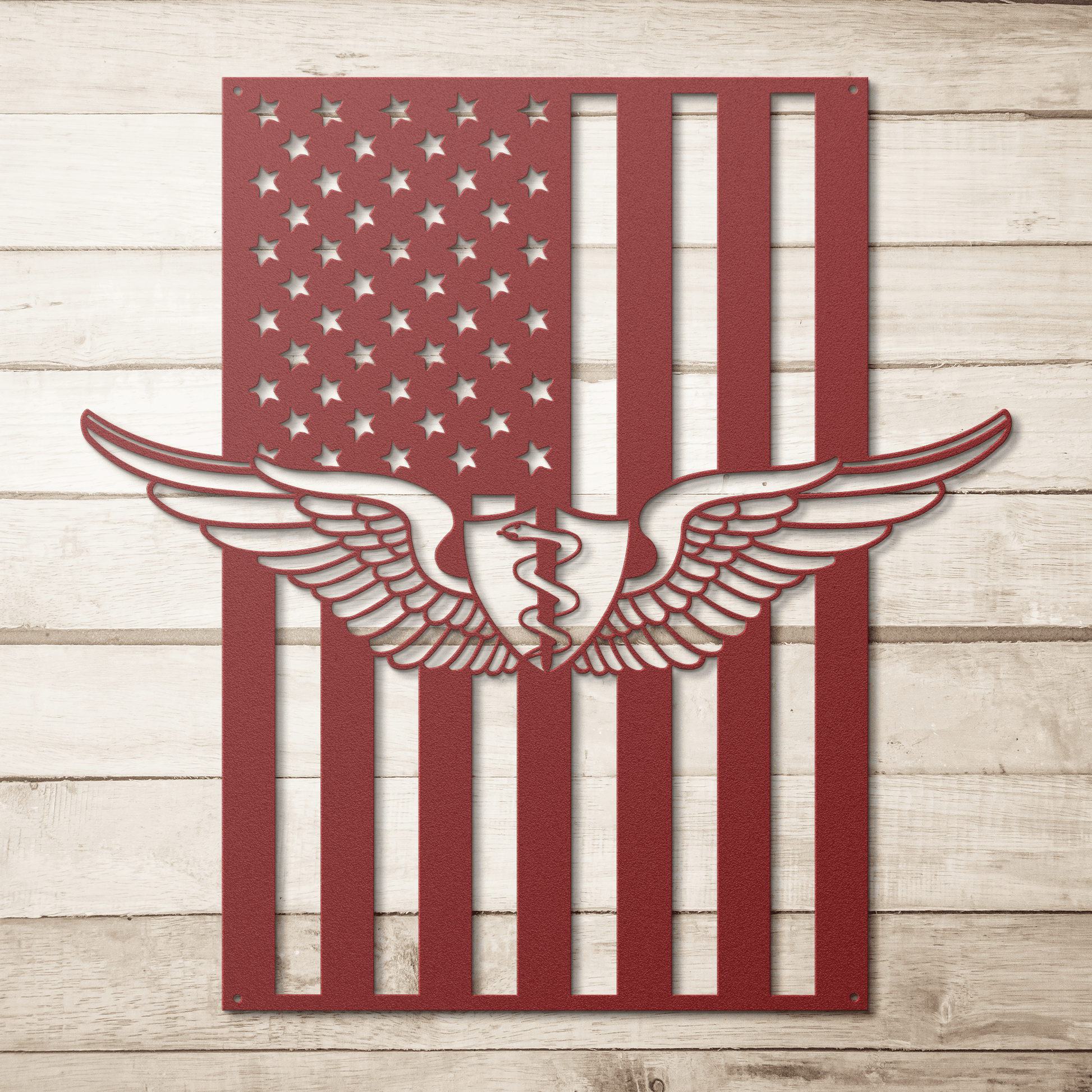 U.S. Army flight Surgeon Wings | American Flag Tribute - MAIKERU STUDIO