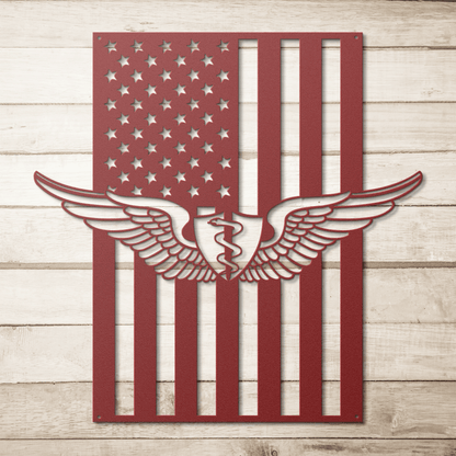 U.S. Army flight Surgeon Wings | American Flag Tribute - MAIKERU STUDIO
