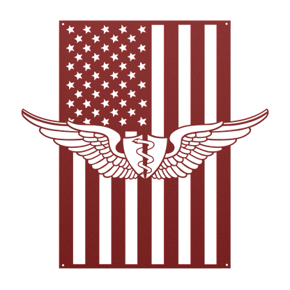 U.S. Army flight Surgeon Wings | American Flag Tribute - MAIKERU STUDIO
