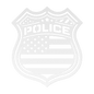US Police Shield With The American Flag Metal Wall Art - MAIKERU STUDIO