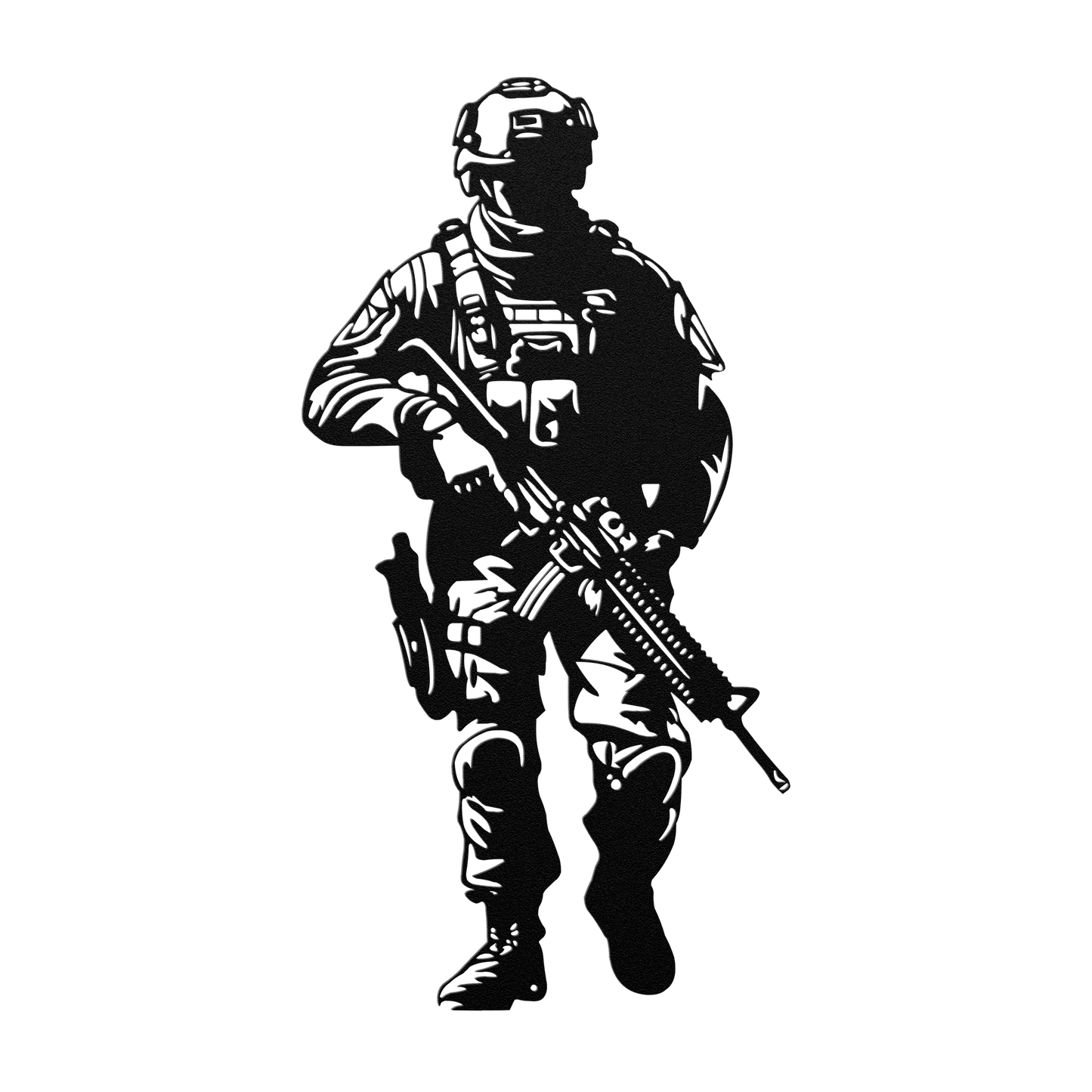 US Soldier Metal Wall Art - MAIKERU STUDIO