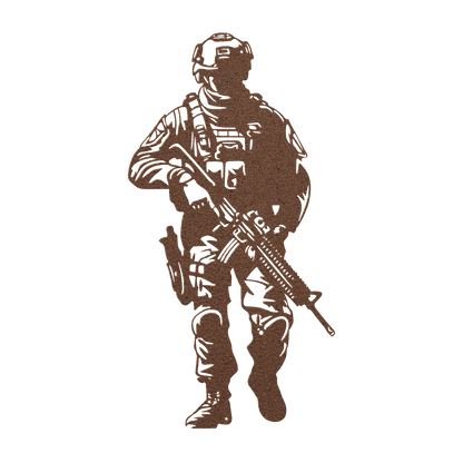 US Soldier Metal Wall Art - MAIKERU STUDIO