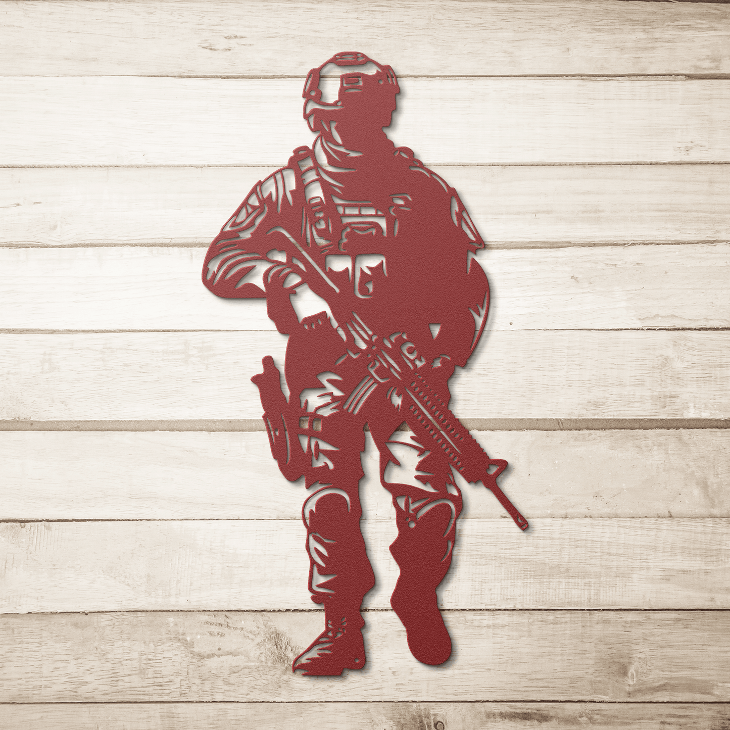 US Soldier Metal Wall Art - MAIKERU STUDIO