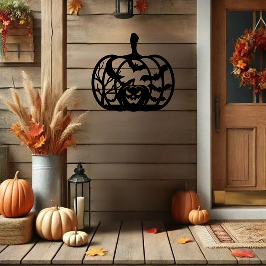 Halloween Pumpkin With Scary Pumpkin - MAIKERU STUDIO