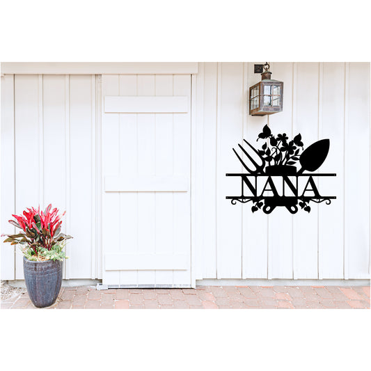 Nana Garden Sign Metal Wall Art - MAIKERU STUDIO