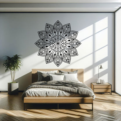Full Mandala Metal Wall Art - MAIKERU STUDIO