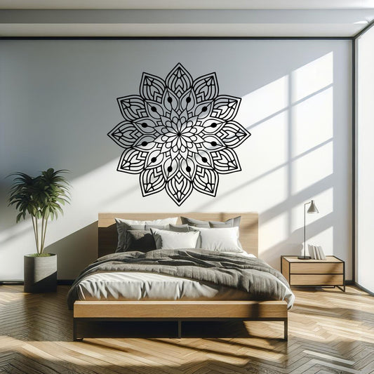 Full Mandala Metal Wall Art - MAIKERU STUDIO