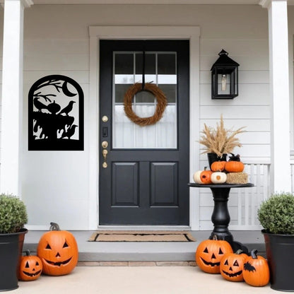 Halloween Gravestone With Scarecrow - MAIKERU STUDIO