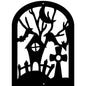 Halloween Gravestone With House - MAIKERU STUDIO