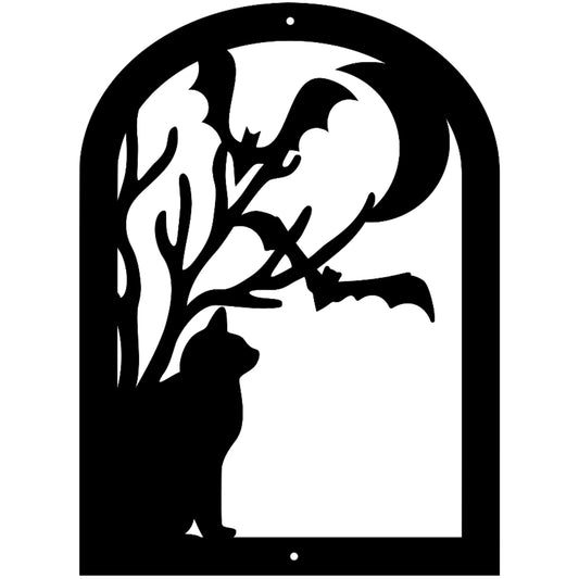 Halloween Gravestone With Black Cat - MAIKERU STUDIO