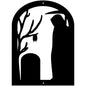 Halloween Gravestone With Grim Reaper - MAIKERU STUDIO