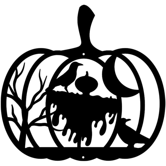 Halloween Pumpkin With Scarecrow - MAIKERU STUDIO