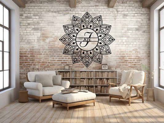 Mandala Joy Metal Wall Art - MAIKERU STUDIO