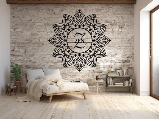 Mandala Zen Metal Wall Art - MAIKERU STUDIO