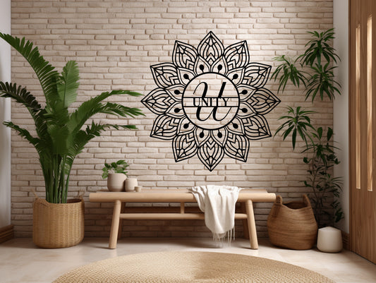 Mandala Unity Metal Wall Art - MAIKERU STUDIO